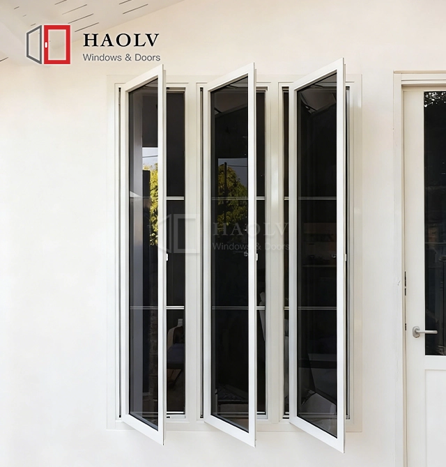 Aluminium flush windows